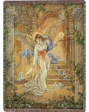 Angel Of Light Tapestry Afghan Gifts