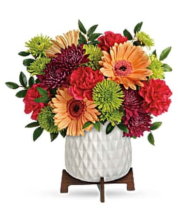 Teleflora's Mid Mod Brights Bouquet Flower Arrangement