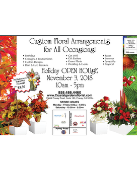 GRAND RE-OPENING Flower Arrangement