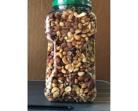 Mixed nuts 5 lbs Jar Gift Basket