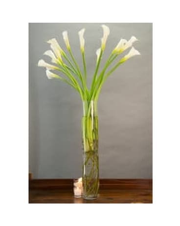 ELEGANT CALLA LILIES Flower Arrangement