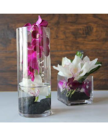Pair Of Orchids Flower Arrangement