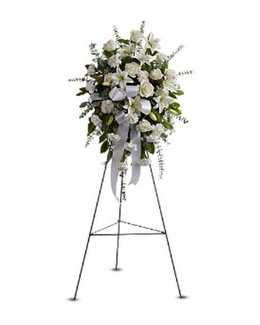 Sentiments of Serenity Spray Flower Arrangement