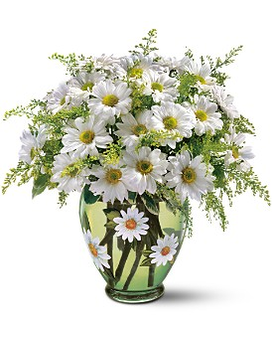 Teleflora's Crazy for Daisies Bouquet Flower Arrangement