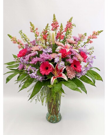 Delicate Touch Vase Arrangement Flower Arrangement