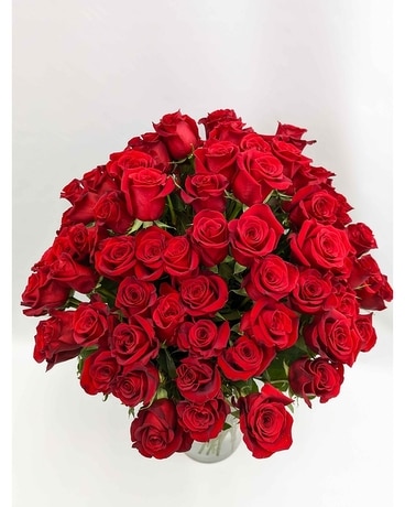 100 Red Roses Flower Arrangement