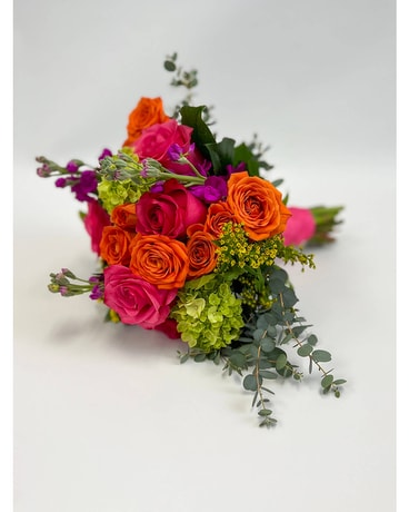 Vibrant Impressions Clutch Bouquet