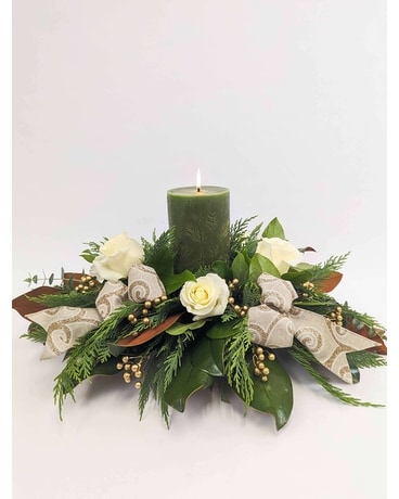 Woodlands Centerpiece Flower Arrangement