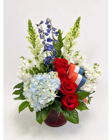 Star Spangled Flower Arrangement