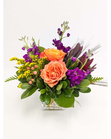 Ember Glow Flower Arrangement