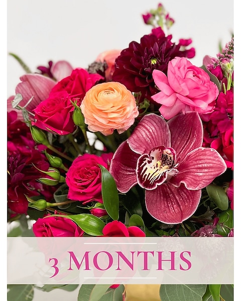 3 Months of Flowers Flower Arrangement