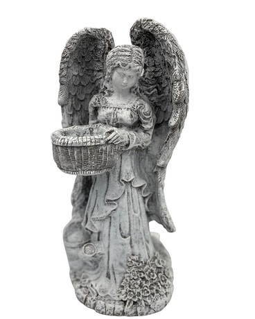 Angel with Garden Basket Gifts
