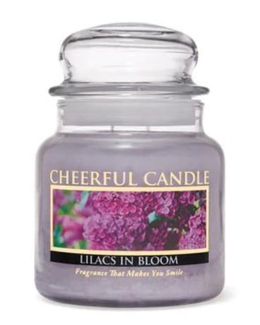 Lilacs in Bloom Cheerful Candle Custom product