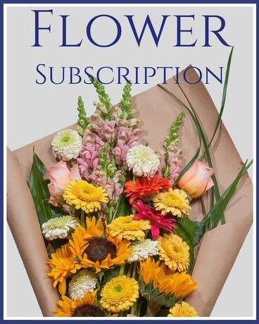 Deluxe Wrapped Subscription Flower Arrangement