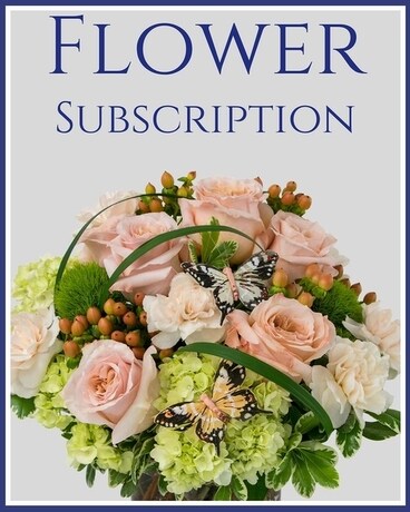 Deluxe Vase Subscription Flower Arrangement