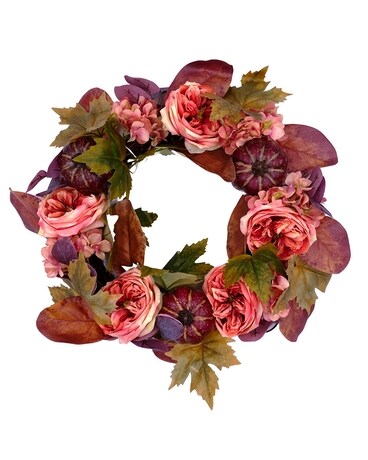 Pumpkin Merlot Wreath
