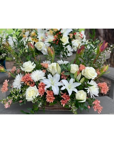 Custom Sympathy Flowers Flower Arrangement