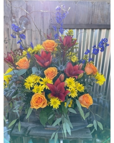Custom Sympathy Flower Arrangement