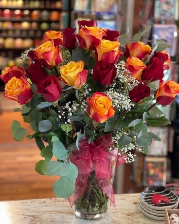 2 Dozen Roses Flower Arrangement