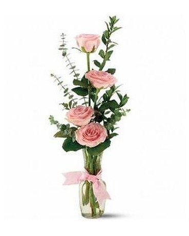 Teleflora's Rose Quartet Vase Custom product