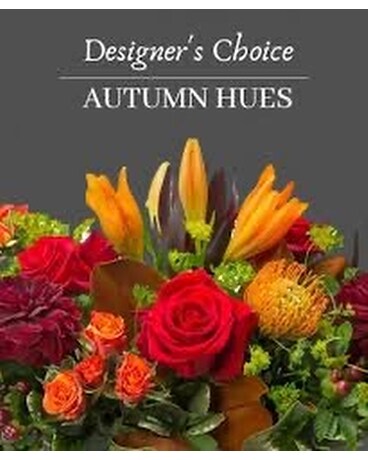 Autumn Flowers Designers Choice Vase Flower Arrangement