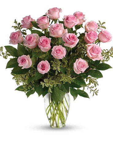 Pink Roses Flower Arrangement