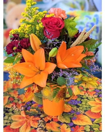 Fall Mug Flower Arrangement