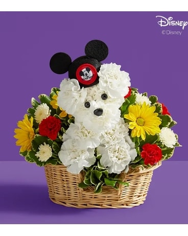 a-DOG-able Disney Mickey Mouse Flower Arrangement