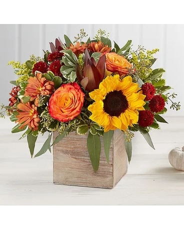 Harvest Glow Flower Arrangement