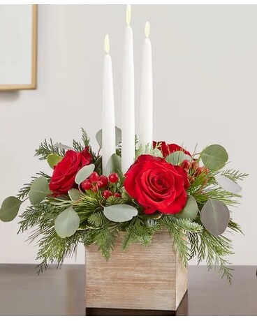 Rustic Woodland Centerpiece Flower Arrangement