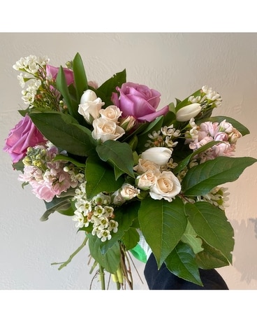 Wrapped Bouquet Flower Arrangement