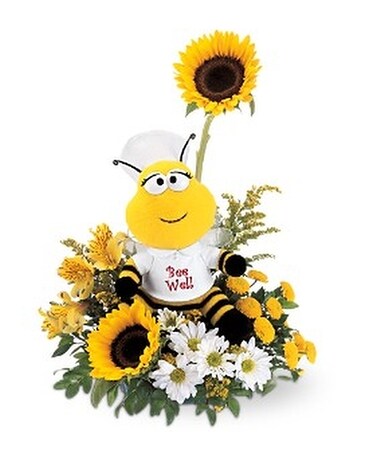 Teleflora's Bee Well Bouquet Flower Arrangement