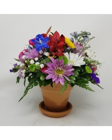 Summertime Butterfly Garden Flower Arrangement