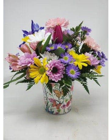 Springtime Flutters Flower Arrangement