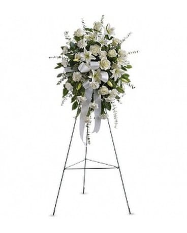 Sentiments of Serenity Spray Funeral Arrangement