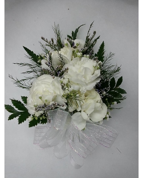 Miniature Carnation Corsage in New Paltz NY - The Colonial Flower Shop Miniature Carnation Corsage in New Paltz NY - The Colonial Flower Shop