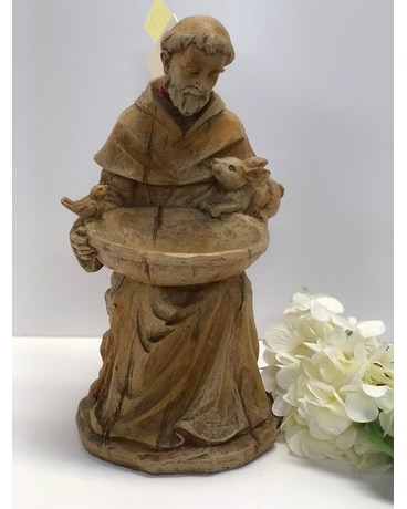 St Francis Chiseled Statue Custom product