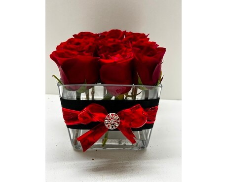 Standard size, 7 inches height and 6 inches wide.