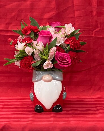 You're Precious Gnome Bqt Flower Arrangement