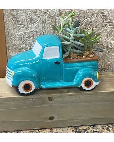 A Pick-Me-Up Succulent Garden Flower Arrangement