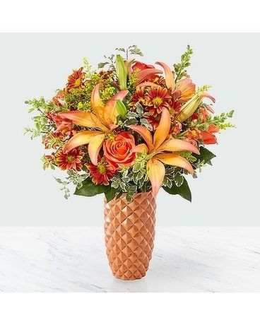 THE WARM AMBER BOUQUET Flower Arrangement