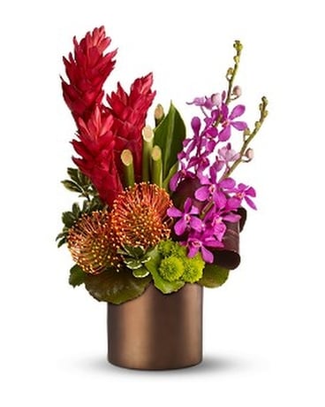 Teleflora's Paradise Island - Deluxe Flower Arrangement