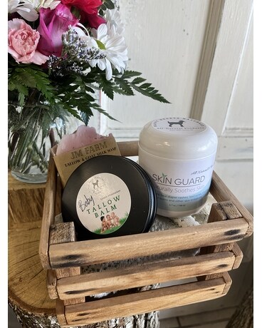 Baby Basket Flower Arrangement