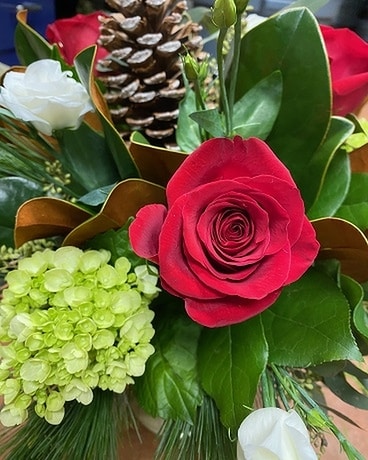 Designer's Choice Red Flower Arrangement
