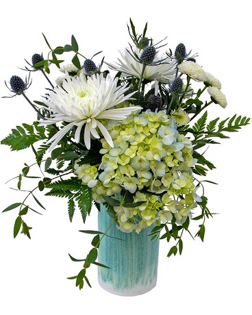 Aqua Allure Flower Arrangement