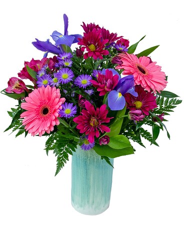 Aqua Escape Flower Arrangement