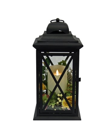 Remembrance Lantern Flower Arrangement