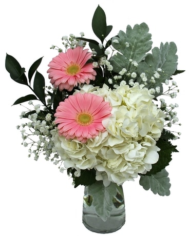 Welcome Baby Girl Flower Arrangement