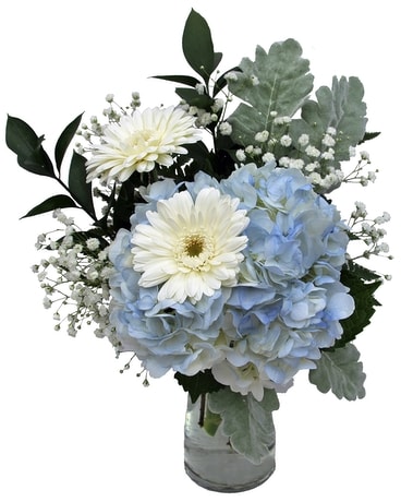 Welcome Baby Boy Flower Arrangement
