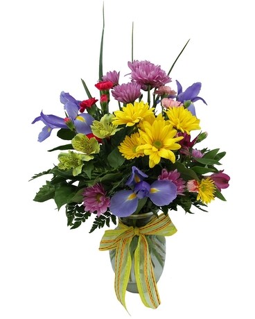 Spring Garden Flower Arrangement